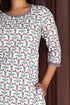 Cambric Cotton Kurta In Floral Print